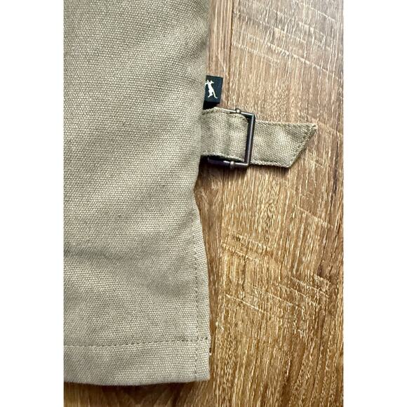 KAKADU Traders Australia Brown Concealed Carry Canvas Vest Leather Trim‎ S EUC - Picture 8 of 15